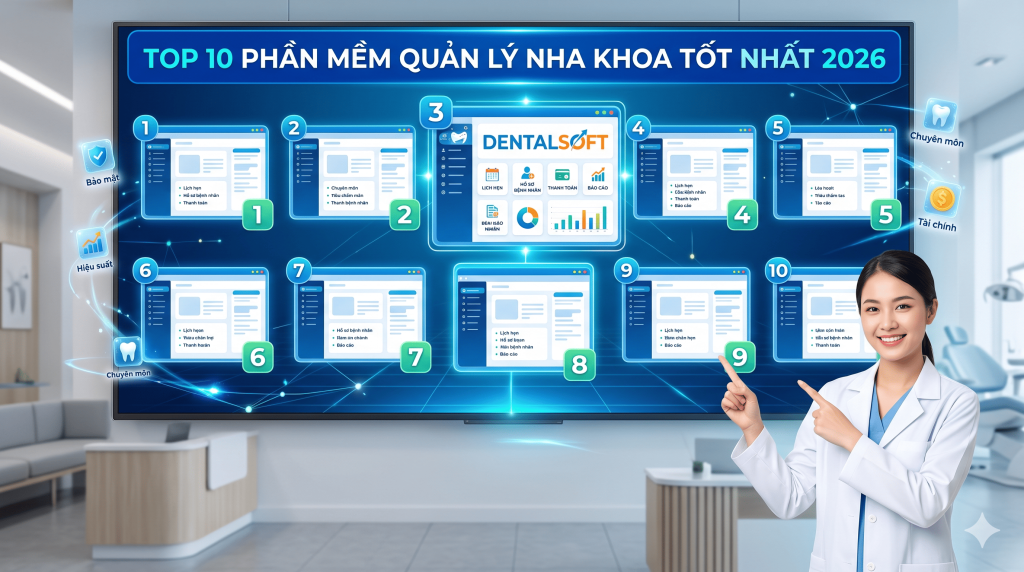 phần mềm quản lý nha khoa tốt nhất