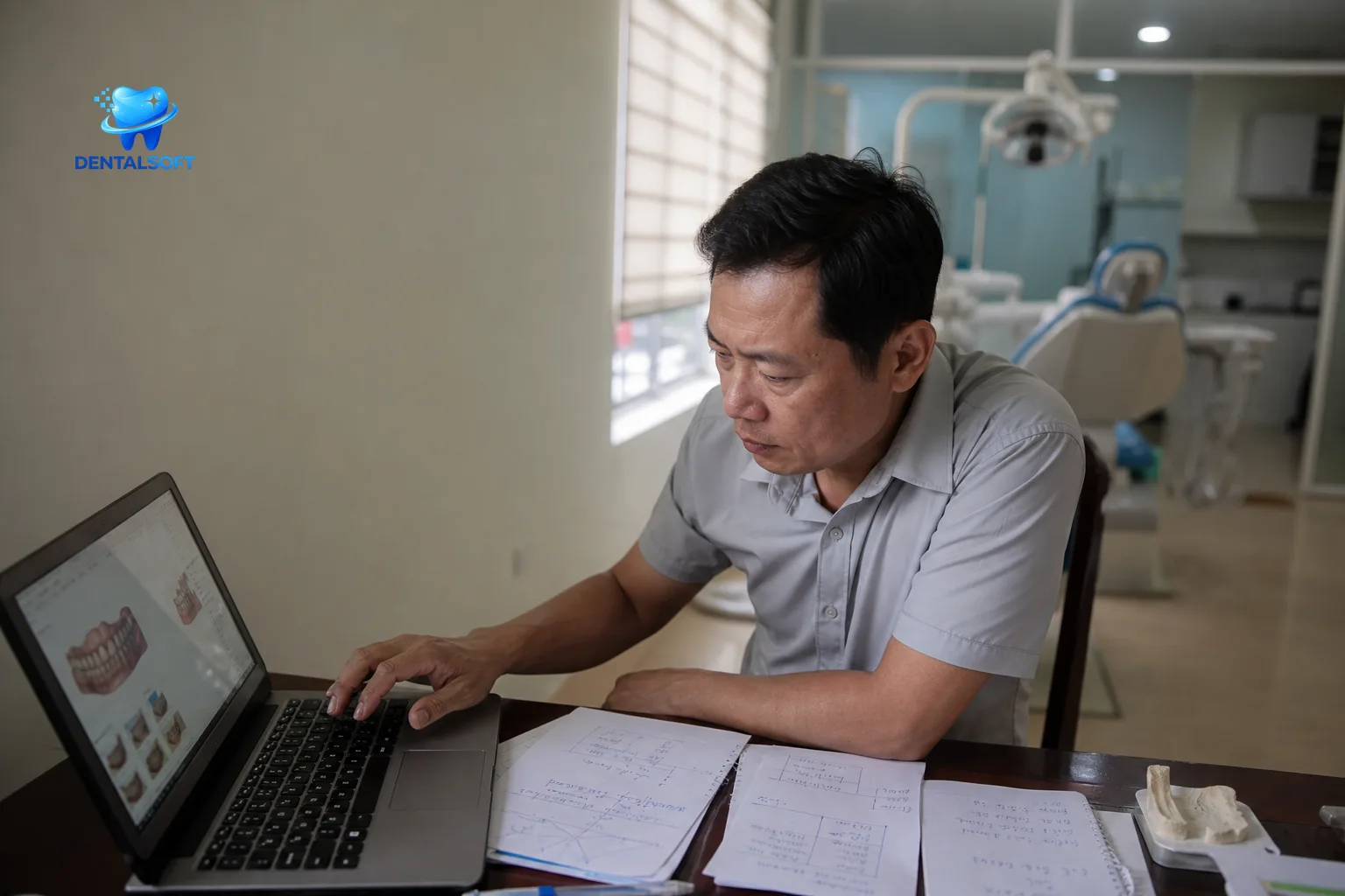Chủ phòng khám đang chọn phần mềm theo quy mô và nhu cầu thực tế